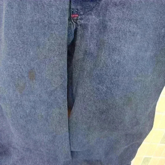 Red Kap Blue Jean Cotton Overalls with Red thread - Picture 5 of 12